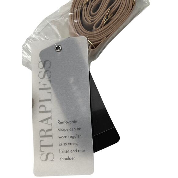 Natori Plunge Strapless Convertible Bra Size 34DDD Style 729229 Color Cafe - Picture 6 of 6